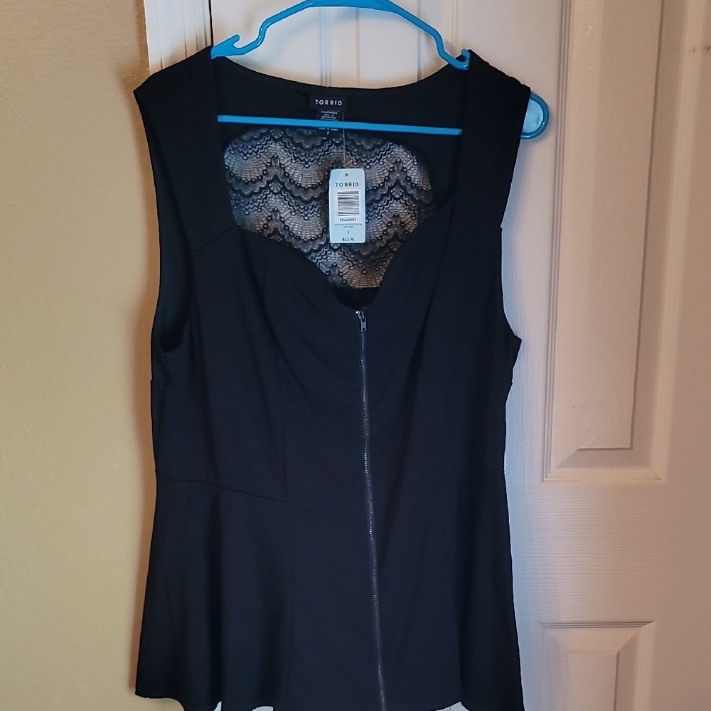 Torrid Black Sleeveless Top